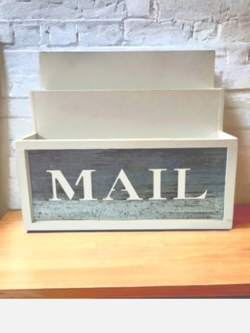 MAIL Wall Organizer - White and Gray